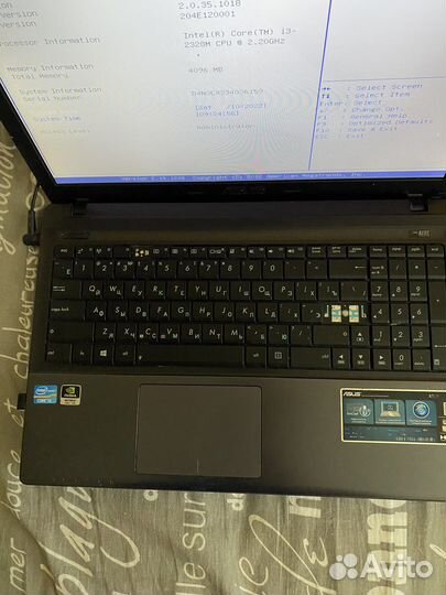 Ноутбук asus