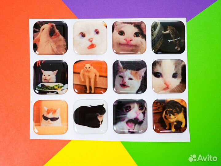 3D стикеры оптом от производителя большой выбор