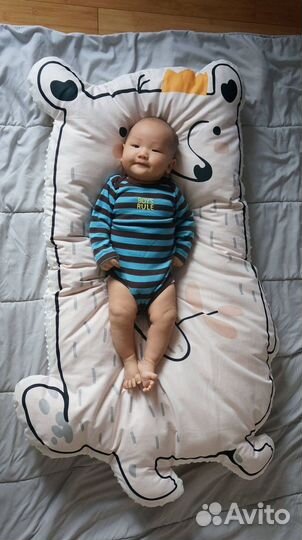 Детский коврик матрас для малыша Зайка Енот