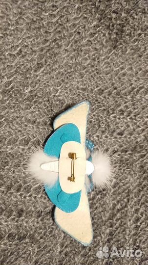 Брошь бабочка ручной работы