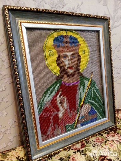 Икона из бисера 