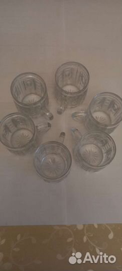 Кружка пивная СССР хрусталь