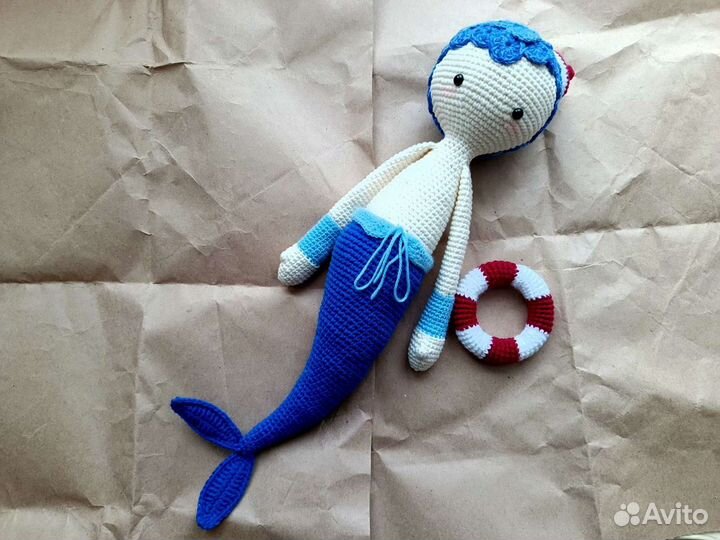 Вязаная кукла Lalylala (Русал) Лалилала