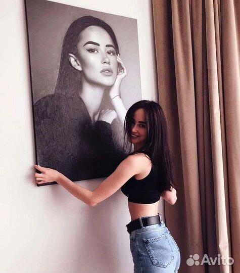 Портрет на холсте по фото Рязань