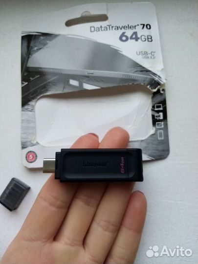 USB флешка новая 64GB type-C