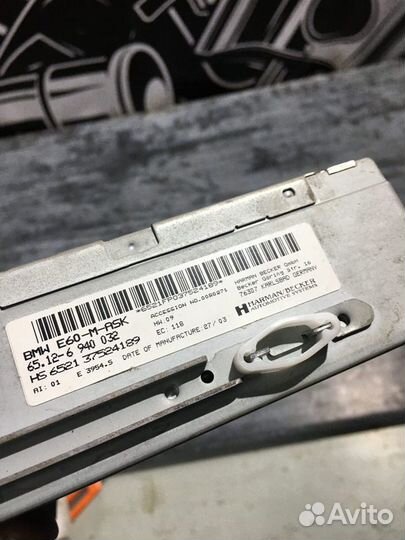 Контроллер аудиосистемы и навигации BMW 5 E60