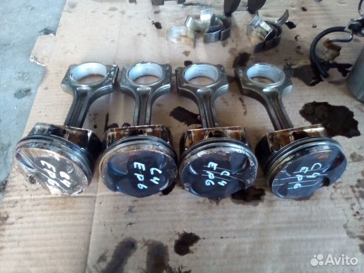 Поршень. Шатун. Ситроен С 4 EP6