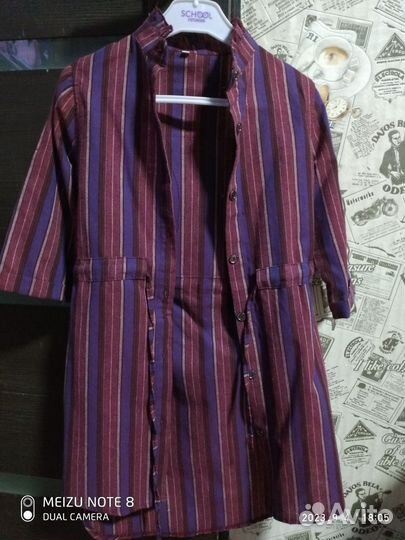 Платье рубашка 134