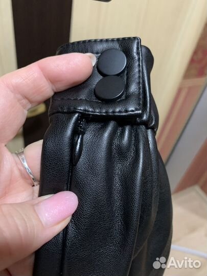 Юбка новая миди из экокожи р.М