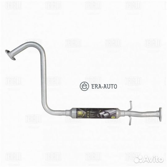 Trialli EAM0210 Глушитель для а/м Chevrolet Lanos (02) доп. (резон-р) со стронгером (алюм. сталь) (E