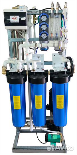 Установка обратного осмоса со250 литров в час