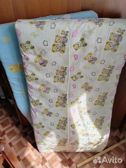 Детская кроватка + прогулочная коляска