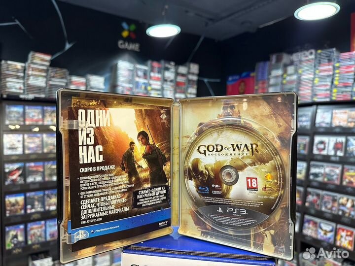 Игры для PS3: God of War Восхождение Steelbook