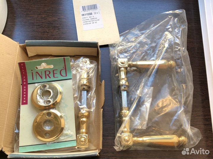 Дверная ручка латунь