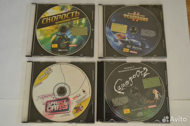 Комплект дисков с играми для PC (12 дисков)