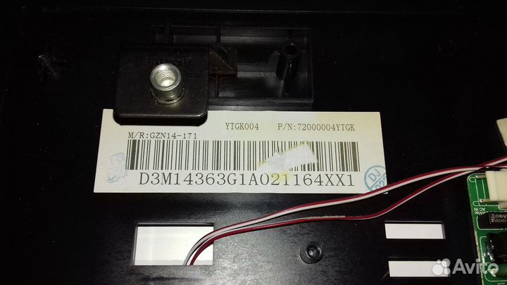 Шлейф с T-con на Main Fusion fltv-32K62