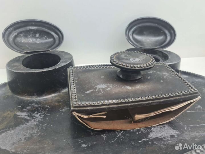 П.995 Пресс-папье с Чернильницей