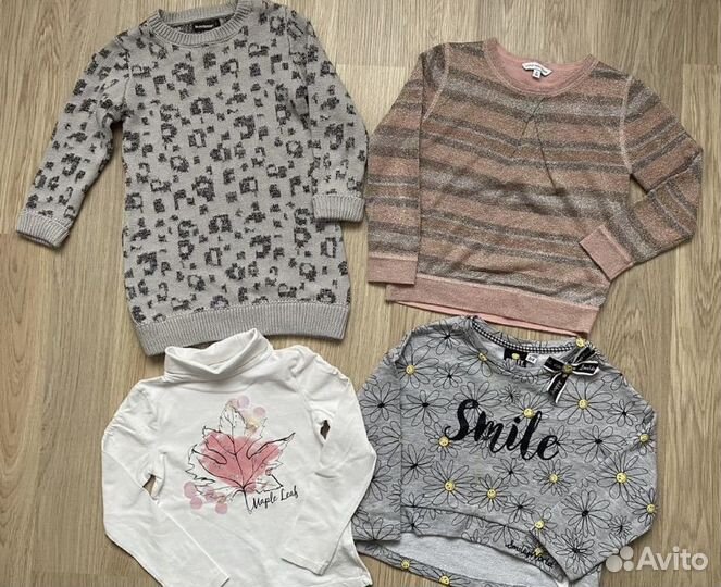 Пакетом детская одежда на девочку 2-4 года