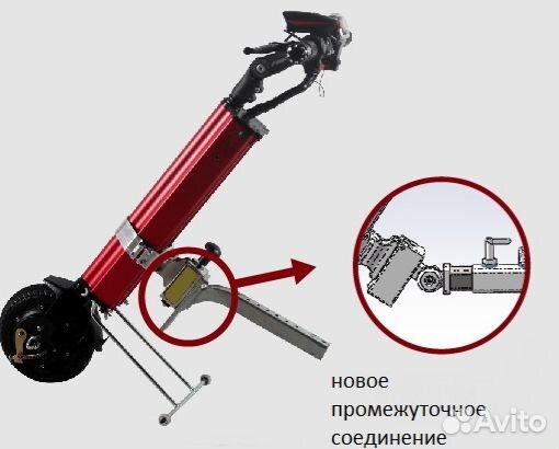 Продается электроприставка для инвалидной коляски