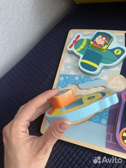 Деревянные развивающие игрушки монтессори