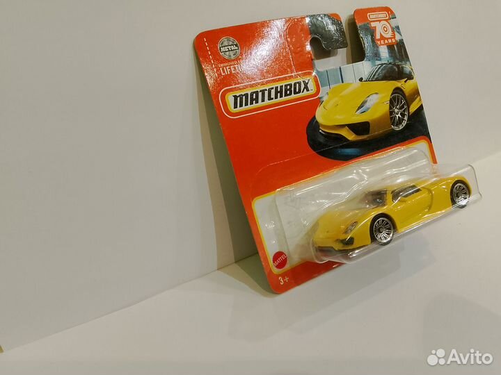 Matchbox Porsche 918 Spyder матчбокс порше 918