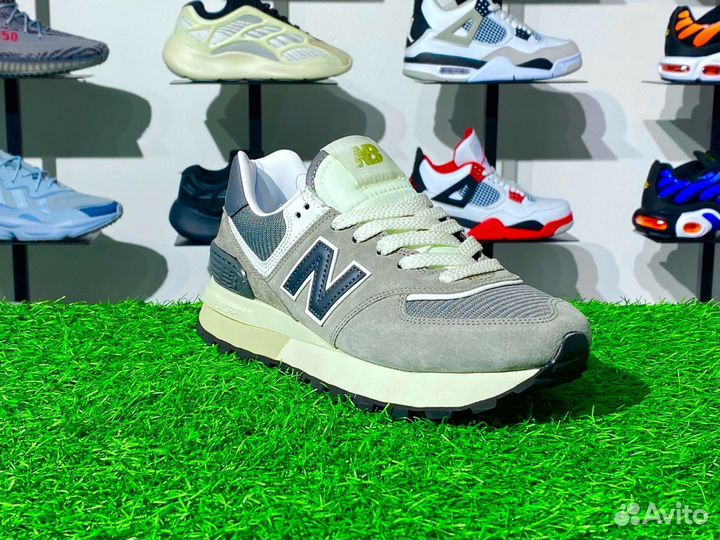 New Balance 574 Gray Classic Lux VR4