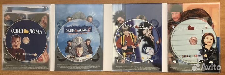 Коллекционное издание один дома 1-4 часть (4 dvd)