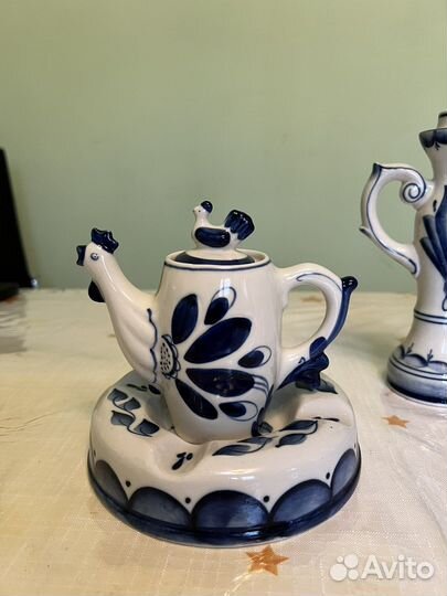 Фарфоровая посуда гжель