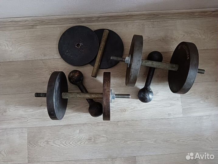 Набор штанга и гантели