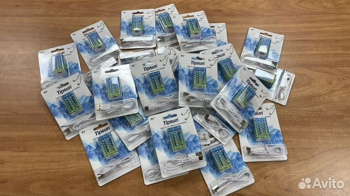 Крона аккумулятор Tipsun 9v 3700mWh