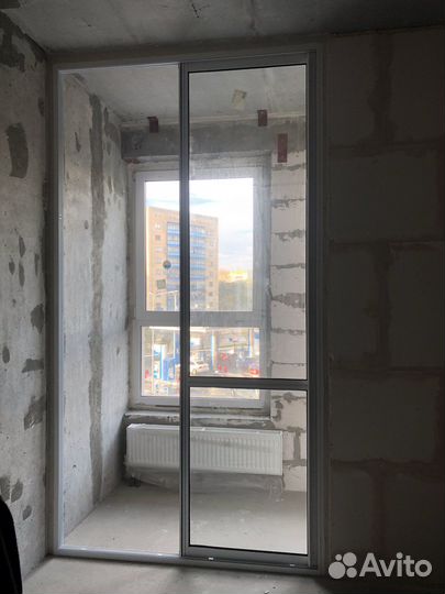 Раздвижная пластиковая перегородка/дверь (пвх)