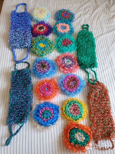 Мочалка ручной работы