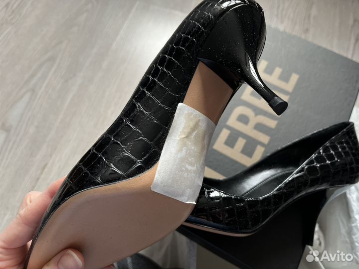 Туфли женские черные лодочки 36