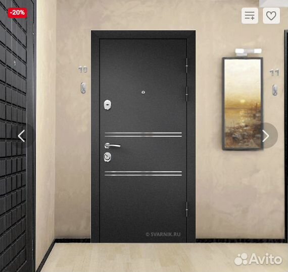 Дверь с терморазрывом до -40. Порошковый окрас