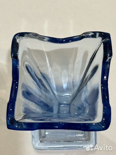 Ваза Завод 1 кдо цветное стекло СССР