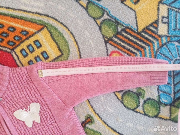 Кофта на молнии для девочки 2-3 года