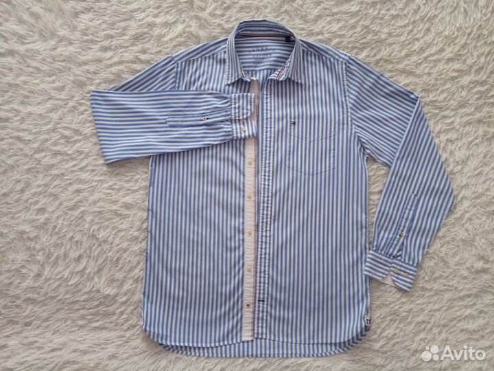 Мужская рубашка Tommy Hilfiger 48-50 оригинал