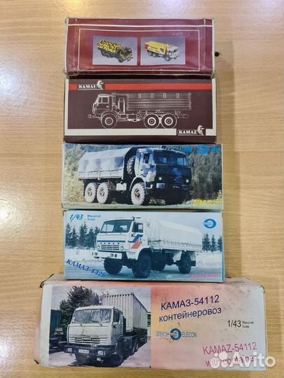 Коробки для моделей 1:43 Камаз