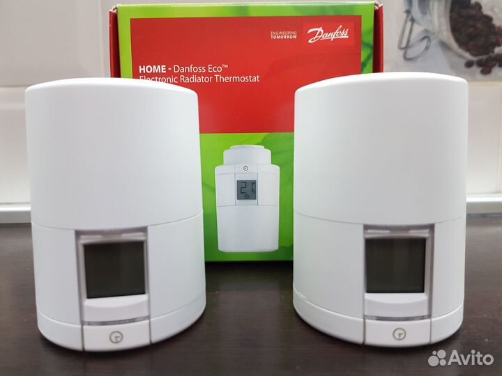 Электронный радиаторный термостат Danfoss Eco