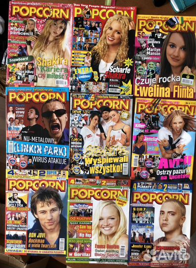 Иностр.журналы нач.2000 Тату, Бритни,Агилера