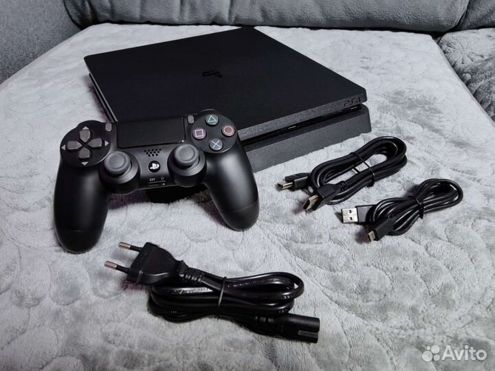 Playstation 4 Slim (прошитая) + игры бесплатно