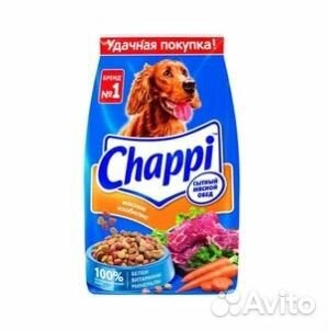 Корм для собак chappi 15 кг сухой