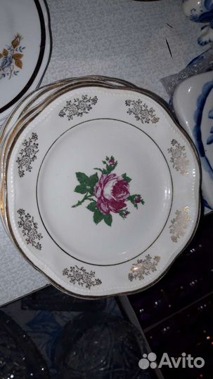 Тарелки фарфор и фаянс СССР
