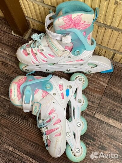 Ролики детские раздвижные 32-35р-р
