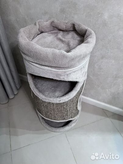 Когтеточка и домик для кошки