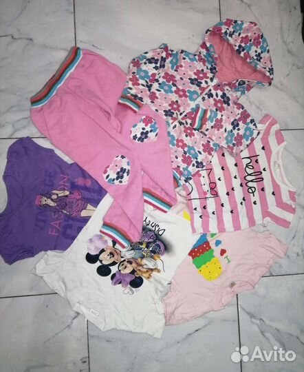 Комплект (пакет) вещей на девочку