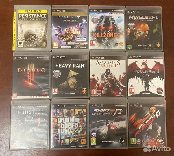 Диски для Sony PS3