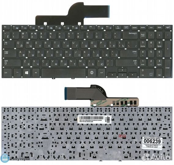 Клавиатура для ноутбука Samsung NP270E5E, NP300E5V