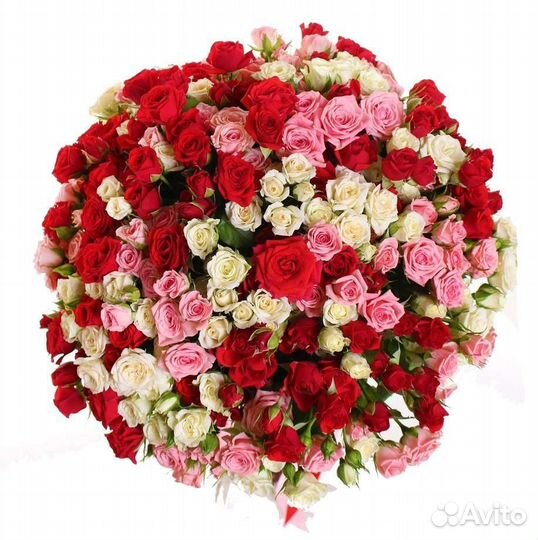 Цветы розы букет