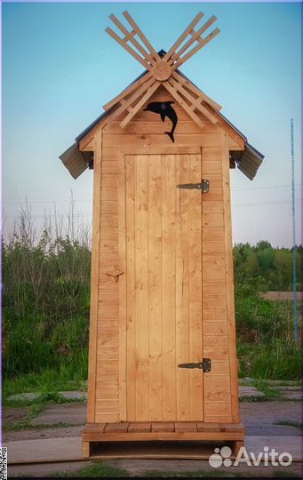 Дачный туалет с установкой ACC338